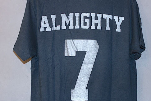 Almighty 7(オールマイティーセブン) Jesus S/S 3M Reflected Tee Navy