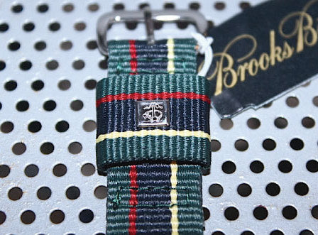 Brooks Brothers(ブルックス ブラザーズ) Nylon Strap Stripe Watch 腕時計