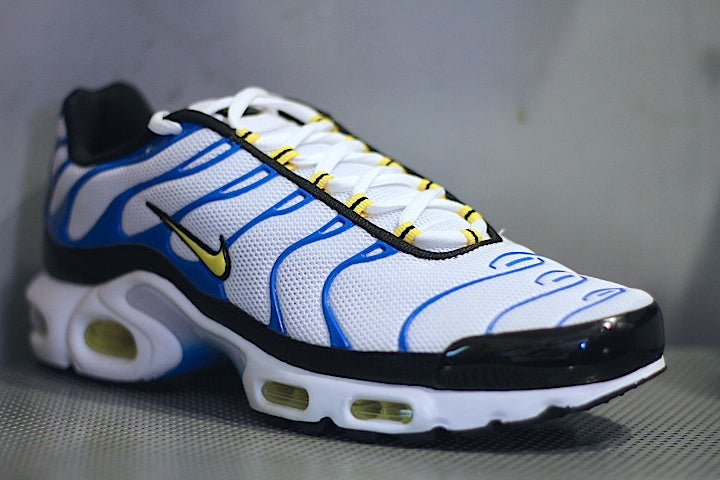 Nike(ナイキ) Air Max Plus White Tour Yellow Photo Blue Black