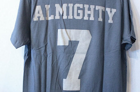 Almighty 7(オールマイティーセブン) Jesus S/S 3M Reflected Tee Navy