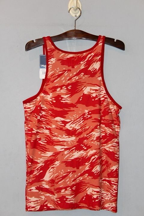 Born Fly(ボーンフライ) Camo & Star Pocket Tanktop Red タンクトップ