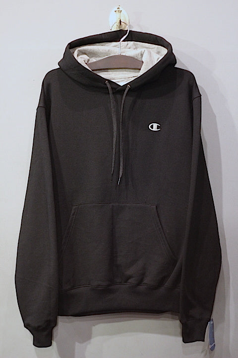 Champion(チャンピオン) Basic 2Tone Pullover Hoodie Black Gray フーディー