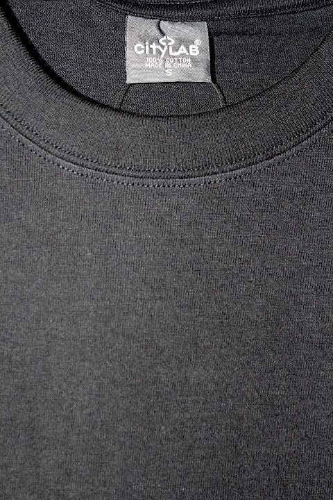 Crew Neck S/S Tee Basic Heavy Weight Black 無地 Tシャツ