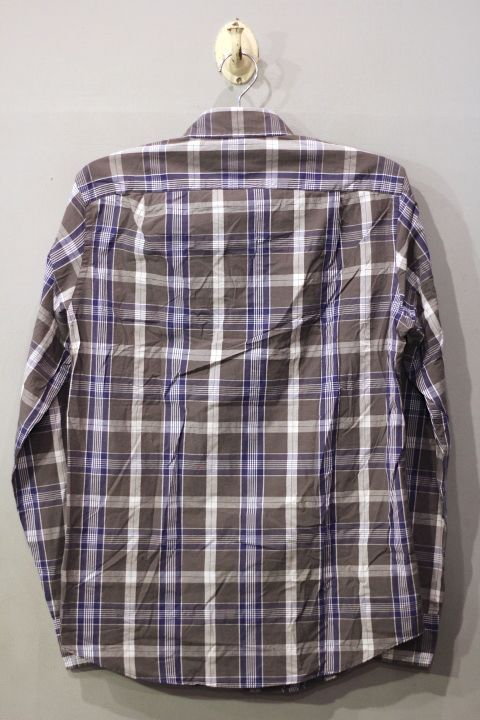 J.Crew(ジェイクルー)  L/S Buttondown Checked Shirts Slim Fit Gray