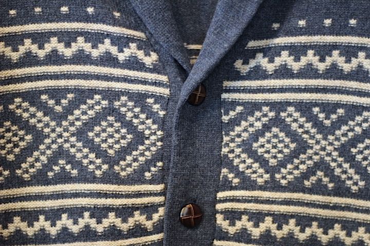 J.Crew(ジェイクルー)Lambs Wool Fair Shawl Collar Cardigan