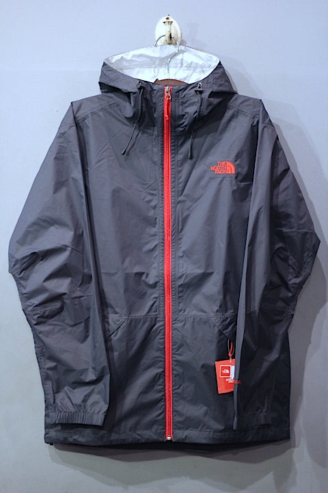 The North Face(ノース フェイス) Hyvent 2.5L Face Mountain Jacket Grey Red