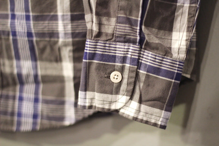 J.Crew(ジェイクルー)  L/S Buttondown Checked Shirts Slim Fit Gray