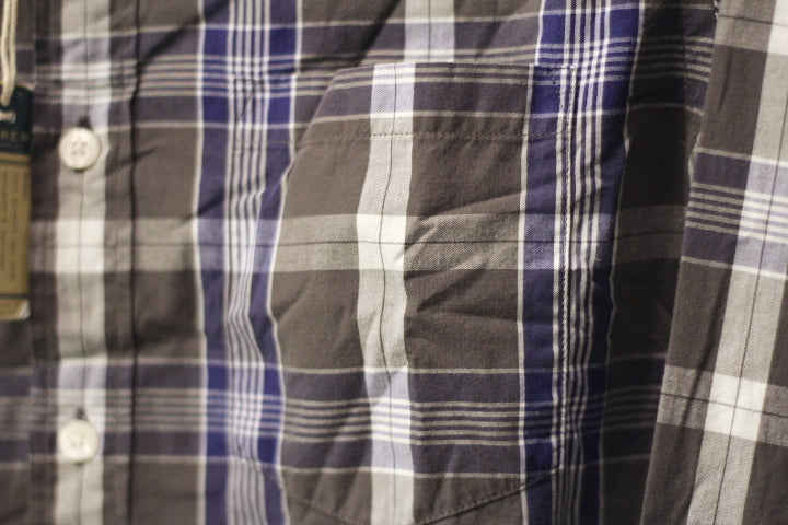 J.Crew(ジェイクルー)  L/S Buttondown Checked Shirts Slim Fit Gray