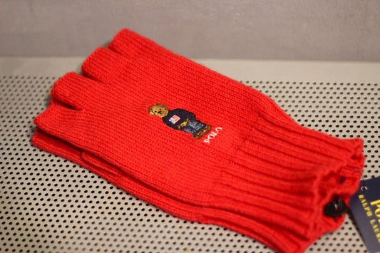 Polo Ralph Lauren(ラルフ ローレン) Polo Bear Red ポロベアー 指ぬき手袋