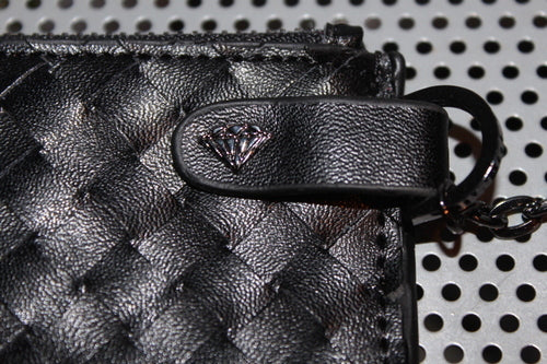 Diamond Supply Co(ダイアモンド サプライ) Basket Weave XL Coin Pouch Black