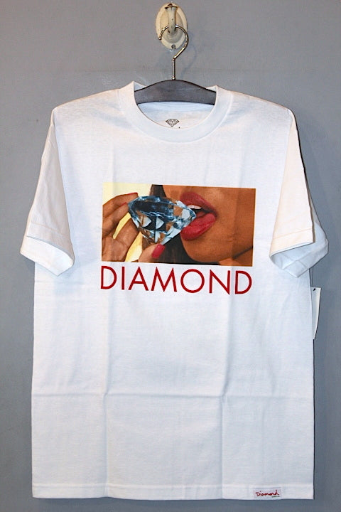 Diamond Supply Co(ダイアモンド サプライ) Diamond Lips S/S Tee White Tシャツ