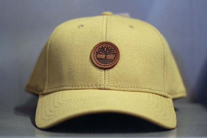 Timberland(ティンバーランド) Cotton Leather Patch Tree Logo Ball Cap Mustard コットン キャップ  マスタード