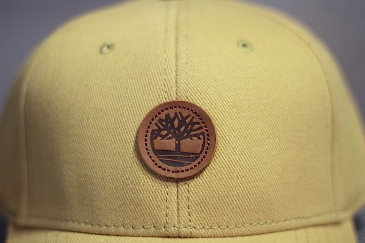 Timberland(ティンバーランド) Cotton Leather Patch Tree Logo Ball Cap Mustard コットン キャップ  マスタード