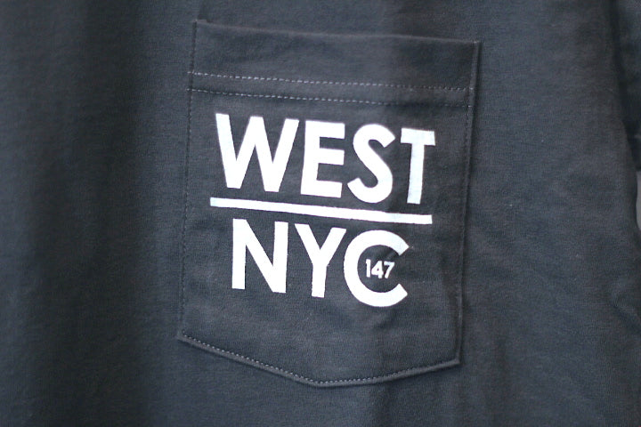 West NYC (ウェスト エヌワイシー) S/S Logo Pocket Tee Smoke