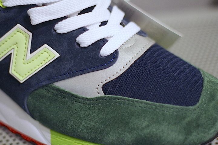 J.Crew(ジェイクルー) NB M998 Sneakers Kicks Balance Multi Colour Green Navy Yellow Red ABZORB