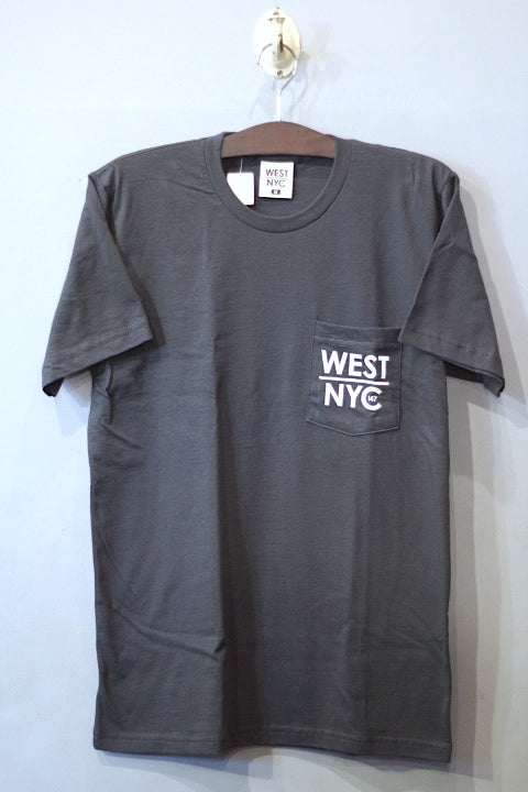 West NYC (ウェスト エヌワイシー) S/S Logo Pocket Tee Smoke