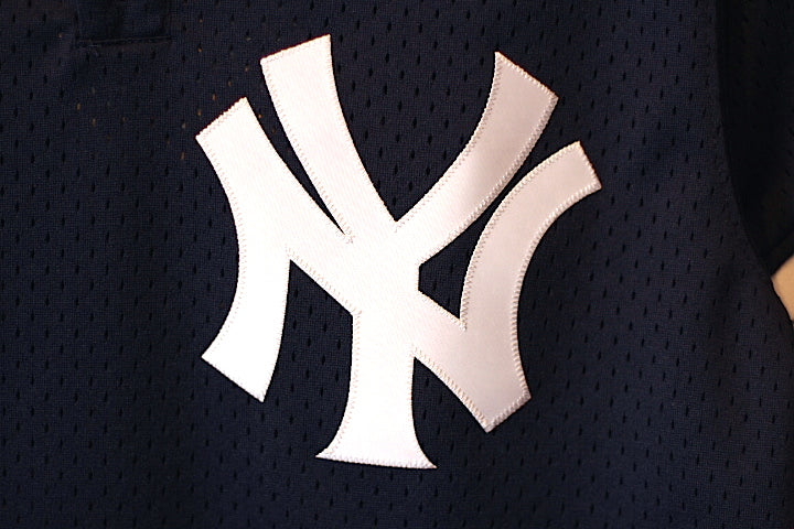 New York Yankees Authentic Batting Practice Jersey Navy White