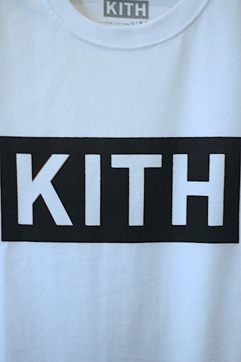 Kith NYC(キス ニューヨークシティ) S/S Box Logo Tee White Black