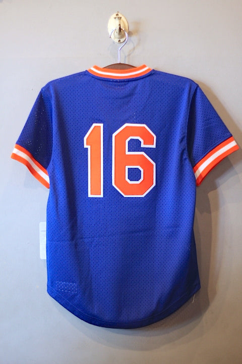 Mitchell&Ness(ミッチェル アンド ネス) New York Mets Authentic Batting Practice Jersey Blue Orange