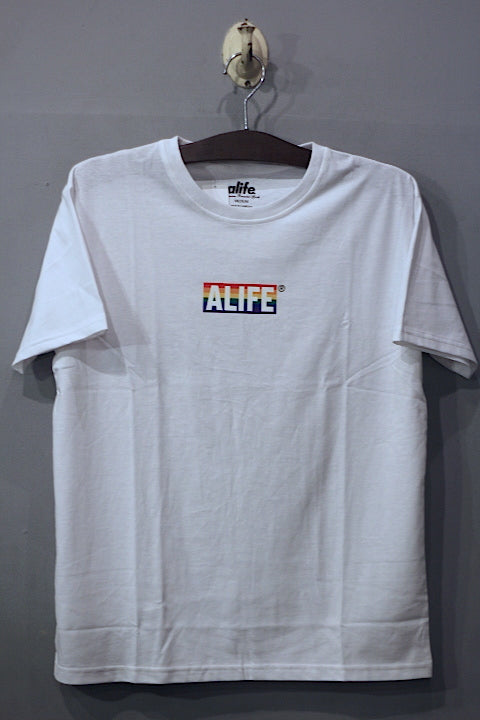 Alife(エーライフ) S/S Stuck Up Pride Tee White Box Logo