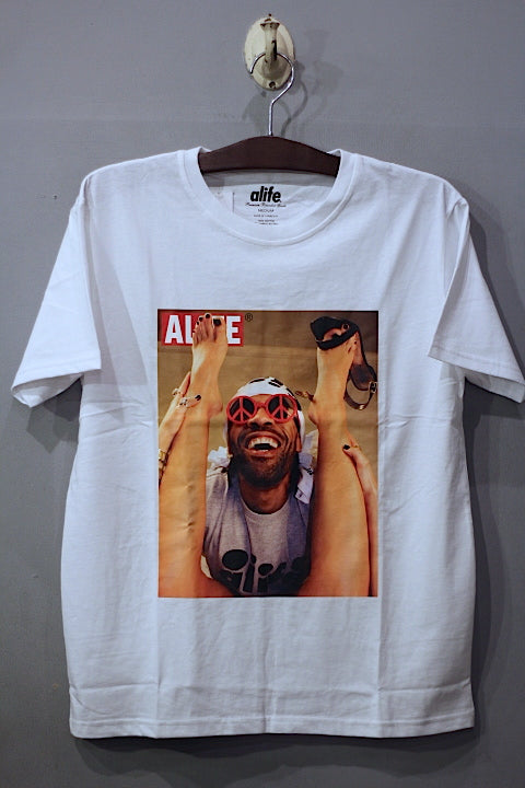 Alife(エーライフ) Redman How High Photo S/S Tee White