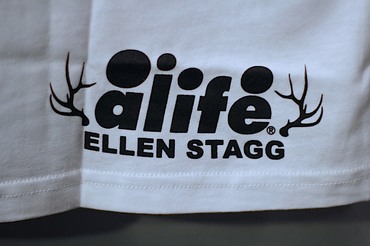 Alife(エーライフ) ELLEN STAGG 1 Photo S/S Tee White