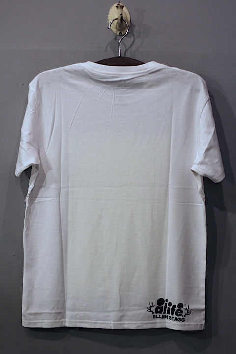 Alife(エーライフ) ELLEN STAGG 2 Photo S/S Tee White