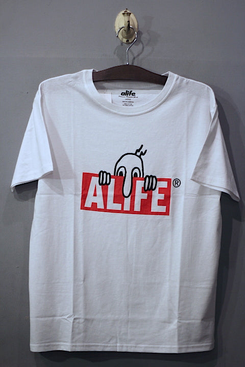 Alife(エーライフ) S/S KILROY Tee キルロイ Tシャツ White