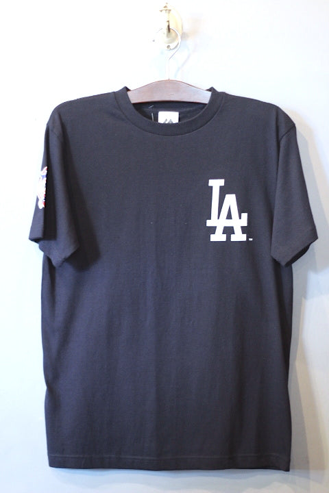 Majestic(マジェスティック) S/S Los Angels Dodgers Logo Tee Navy