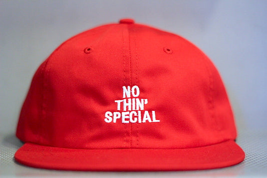 Nothin' Special(ナッシン スペシャル) Nothin' Logo 6panel Cap Red