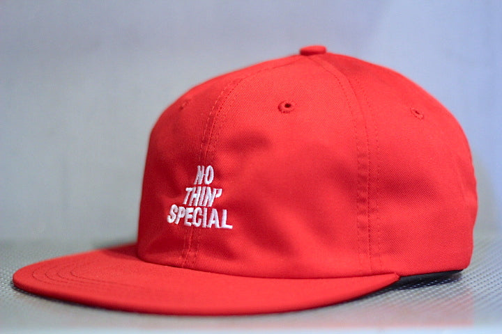 Nothin' Special(ナッシン スペシャル) Nothin' Logo 6panel Cap Red