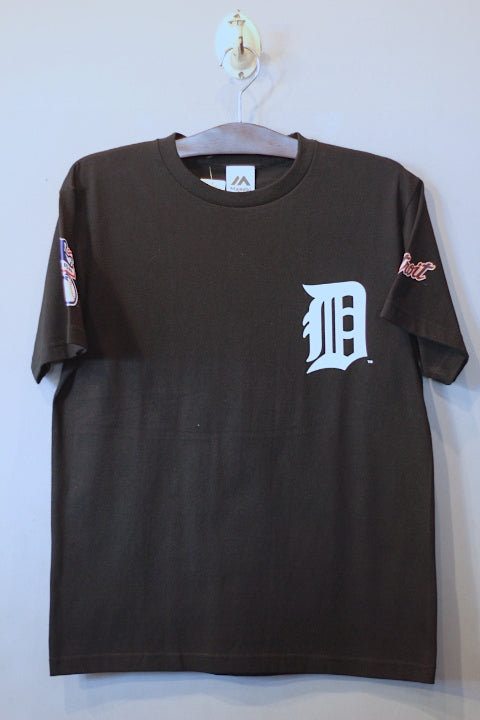 Majestic(マジェスティック) S/S Detroit Tigers Logo Tee Black