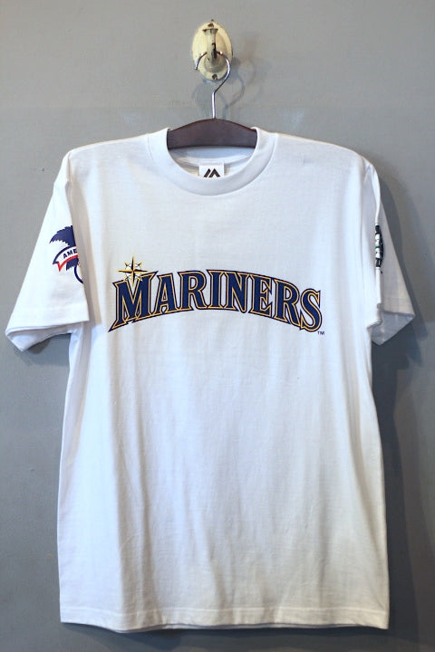 Majestic(マジェスティック) S/S Seattle Mariners Logo Tee White