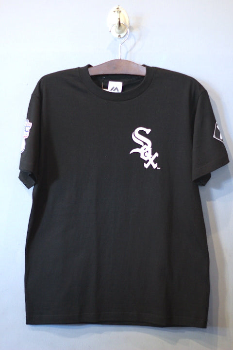 Majestic(マジェスティック) S/S Chicago White Sox Logo Tee Black