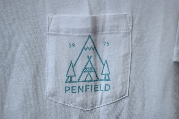 Penfield (ペンフィールド) S/S Logo Pocket Tee White