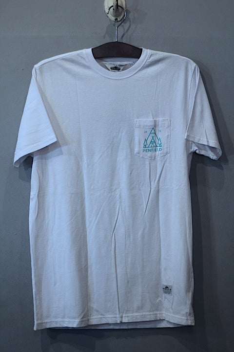 Penfield (ペンフィールド) S/S Logo Pocket Tee White