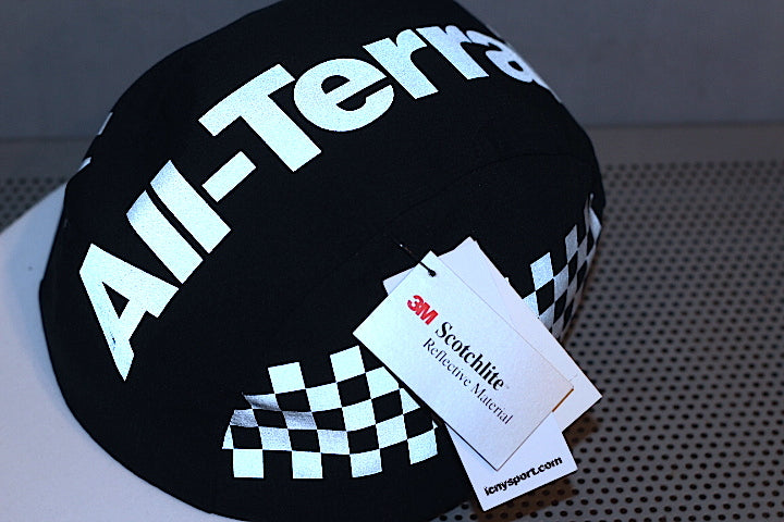 ICNY(アイスコールドニューヨーク) Checker 3Panel Cap Black 3M Reflector