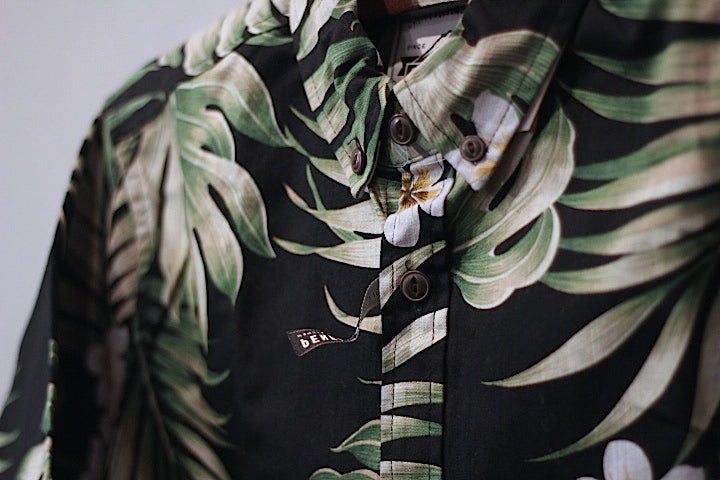 Penfield (ペンフィールド) S/S Button Down Shirts Black Green