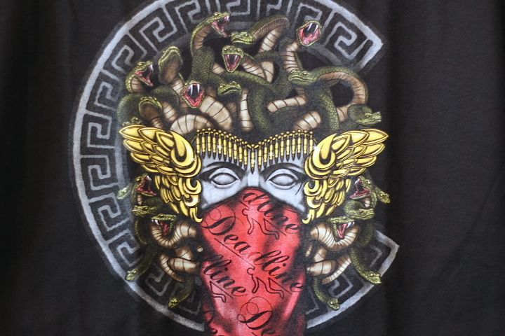 Deadline(デッドライン) × Crooks&Castles(クルックス&キャッスルズ) S/S Medusa Tee Black メドゥーサ メデューサ Tシャツ ブラック コラボ