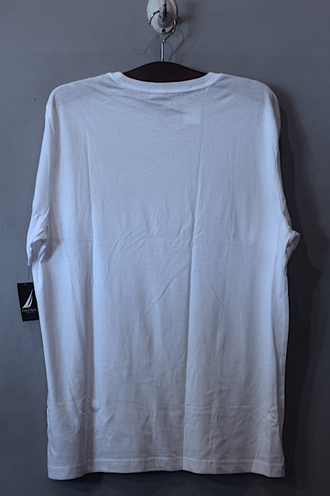 Nautica(ノーティカ) S/S 1983 Logo Tee White Cotton アーチ ロゴ Tシャツ