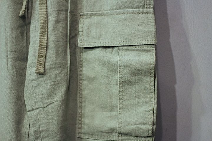 J.Crew(ジェイクルー) Linen Miller Cargo Jogger Pants Vintage Olive リネン ミラー カーゴパンツ