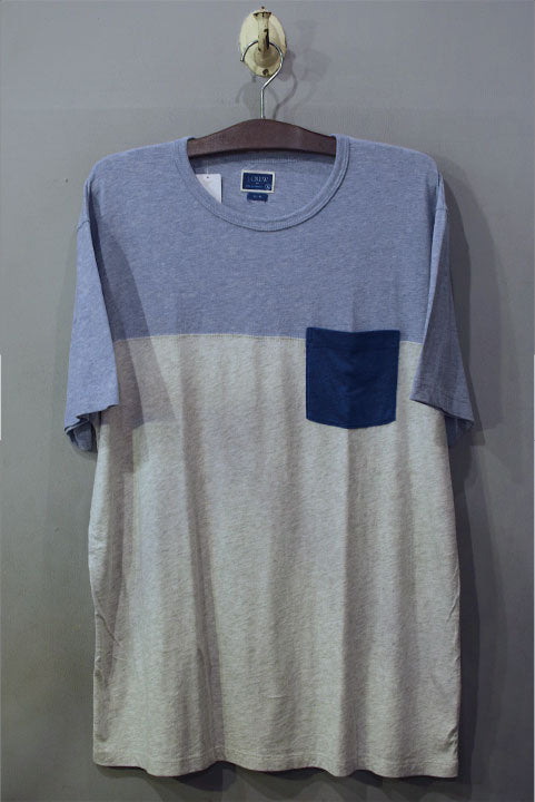 J.Crew (ジェイクルー) S/S Pocket Tee Slim Navy White T-Shirts 切替 ポケット Solid