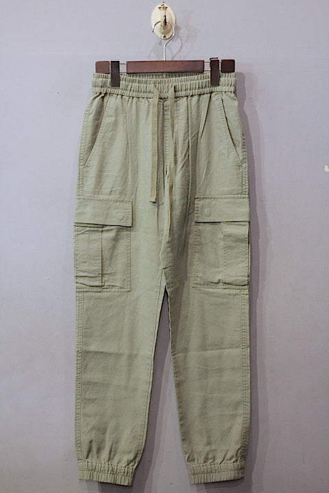 J.Crew(ジェイクルー) Linen Miller Cargo Jogger Pants Vintage Olive リネン ミラー カーゴパンツ