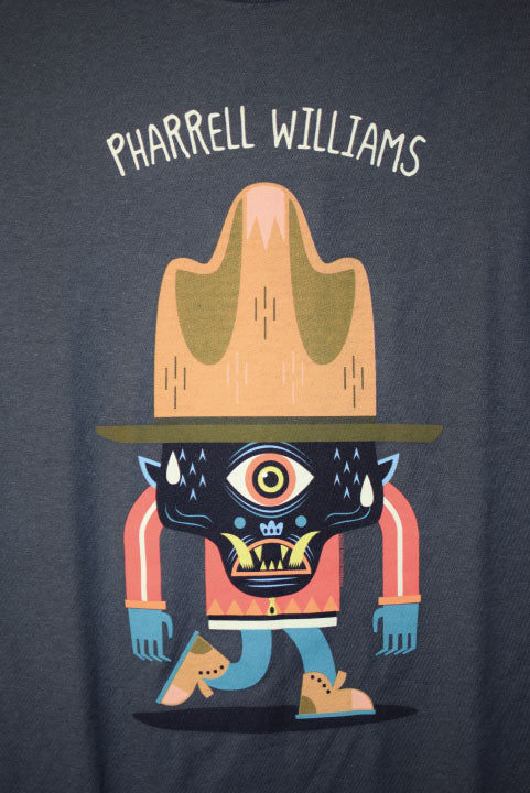 Pharrell Williams S/S Tee Charcoal Grey ファレルウィリアムス