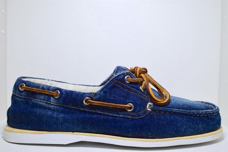 Timberland(ティンバーランド) Denim Boat Shoes デニム デッキシューズ Blue ブルー