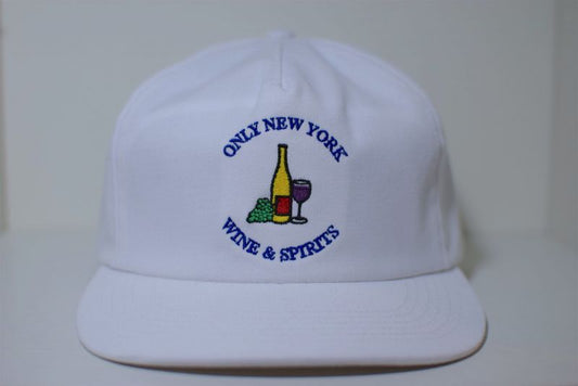 Only NY (オンリーニューヨーク) Wine & Spirits Snapback Cap White Hat ワイン スピリッツ スナップバック キャップ ホワイト ハット Logo ロゴ Cleofus