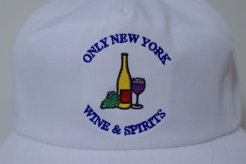 Only NY (オンリーニューヨーク) Wine & Spirits Snapback Cap White Hat ワイン スピリッツ スナップバック キャップ ホワイト ハット Logo ロゴ Cleofus