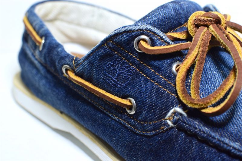 Timberland(ティンバーランド) Denim Boat Shoes デニム デッキシューズ Blue ブルー