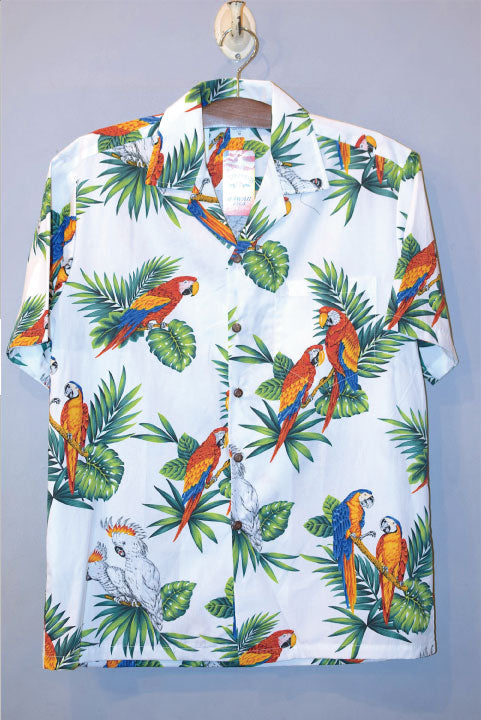 Pacific legend Aloha Shirts Parrot Allover パシフィック レジェンド アロハ シャツ オウム