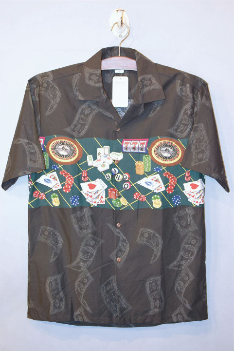 Pacific legend Aloha Shirts Casino Black パシフィック レジェンド アロハシャツ カジノ ブラック